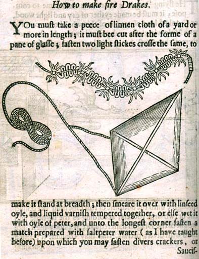 Detail from page 118: how to make fire Drakes