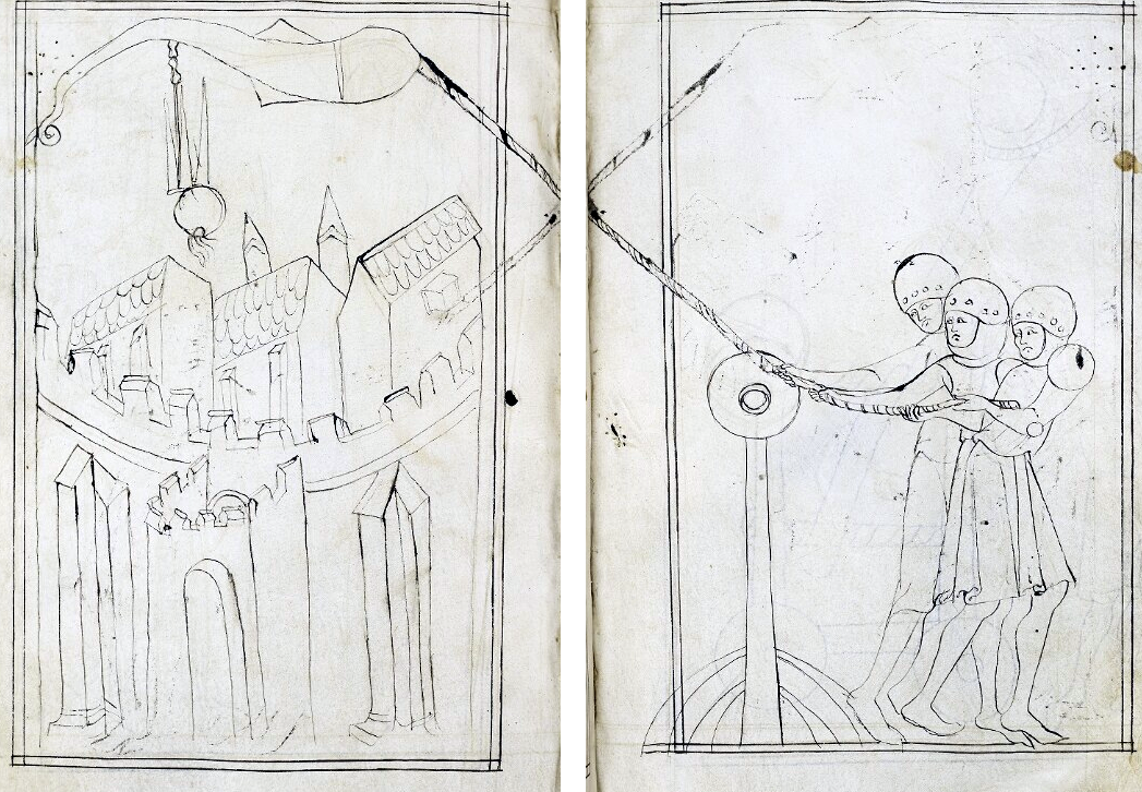 Sketch in De nobilitatibus, sapientiis, et prudentiis regum, by Walter de Milemete (1326)